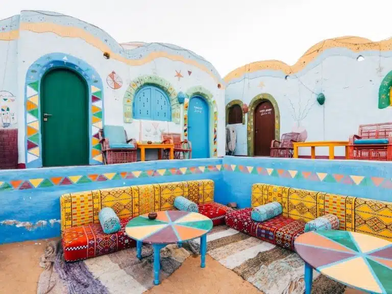 Colourful Nubian guesthouse in Aswan