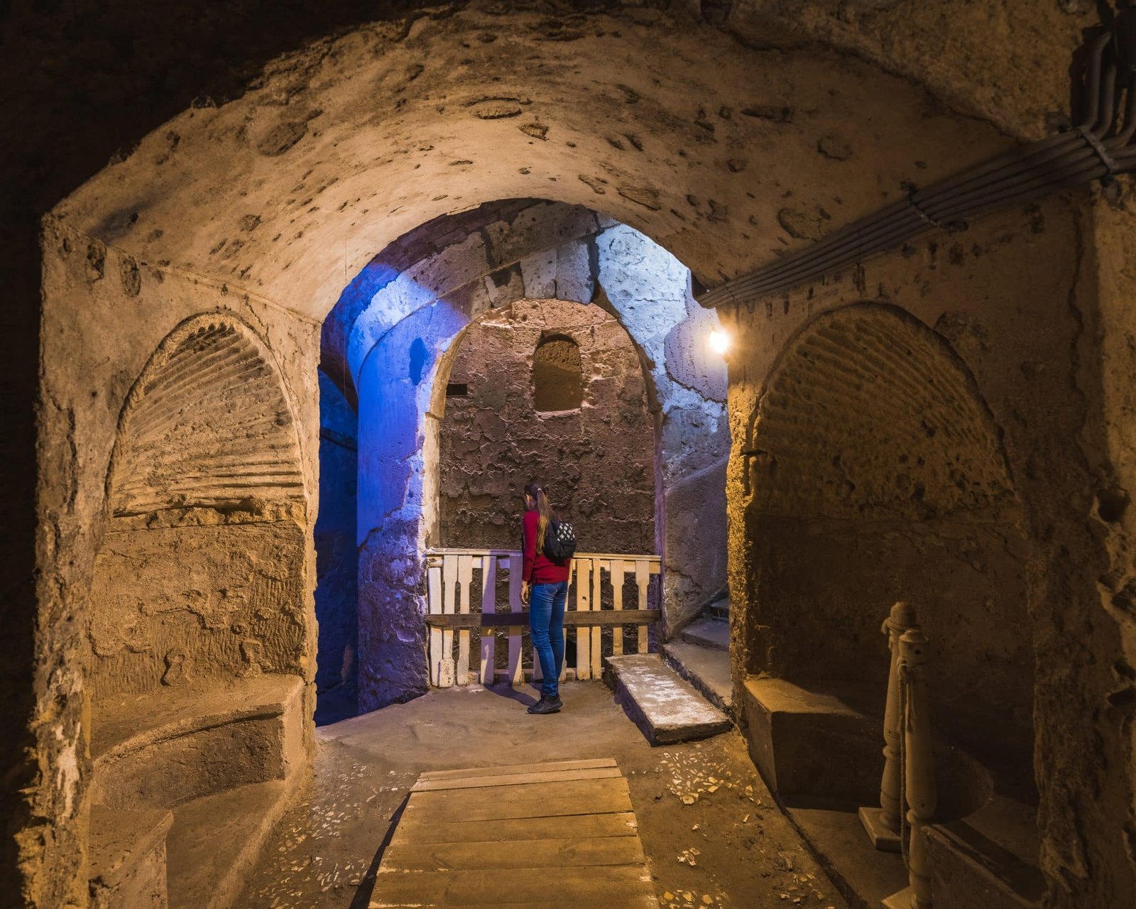 Alexandria,,Cairo,-,January,2022:,The,Catacombs,Of,Kom,El