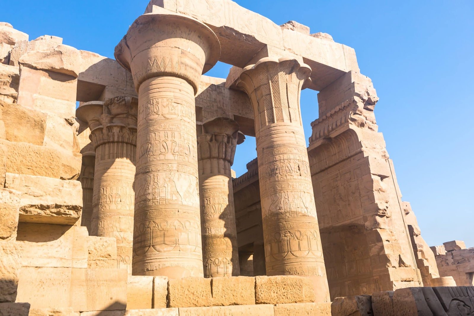 Temple,Of,Komombo,,Located,In,Aswan,,Egypt.,Africa.