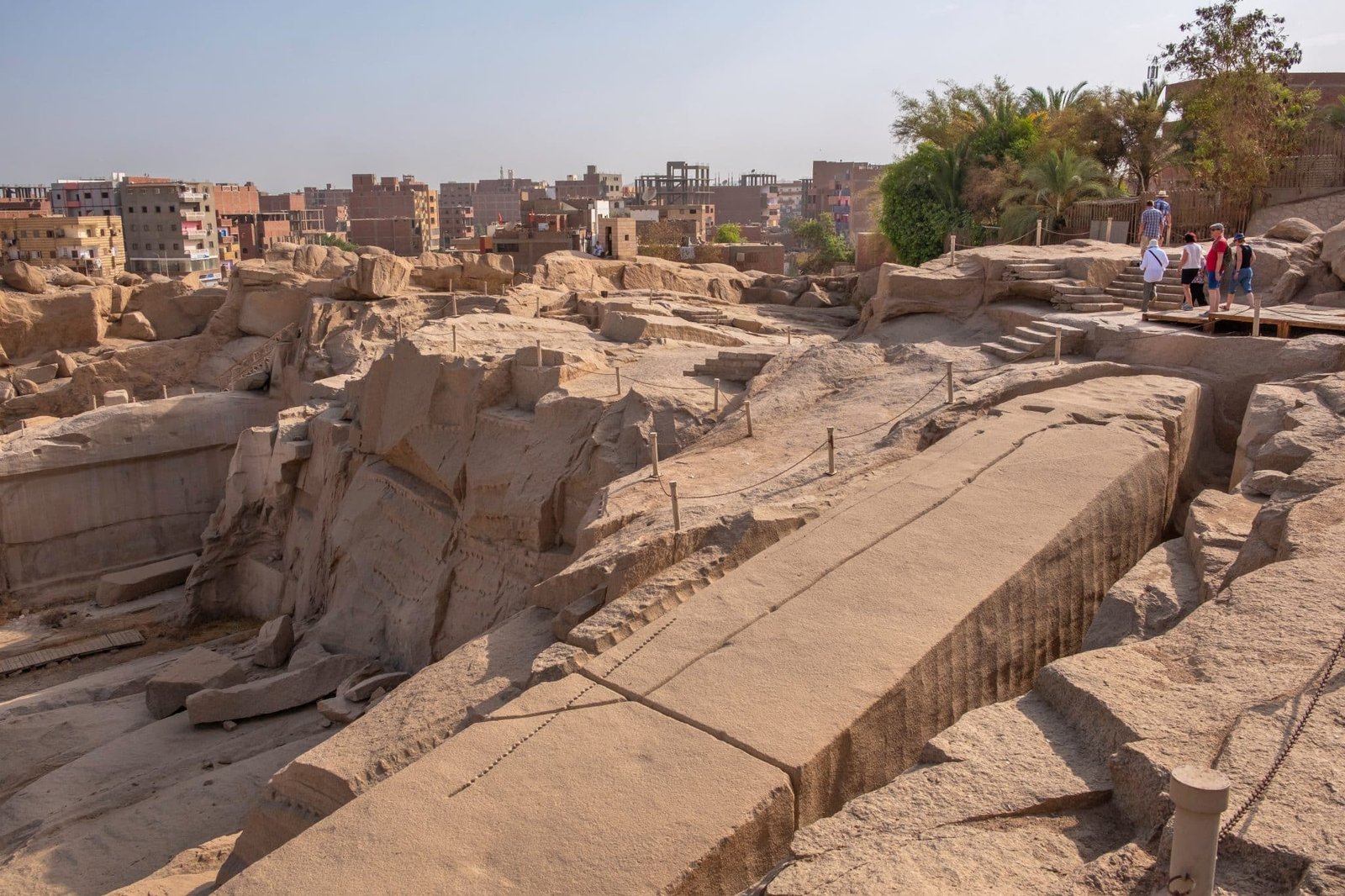 Aswan,,Egypt,-,June,4,,2019:,Tourists,Admiring,The,Unfinished