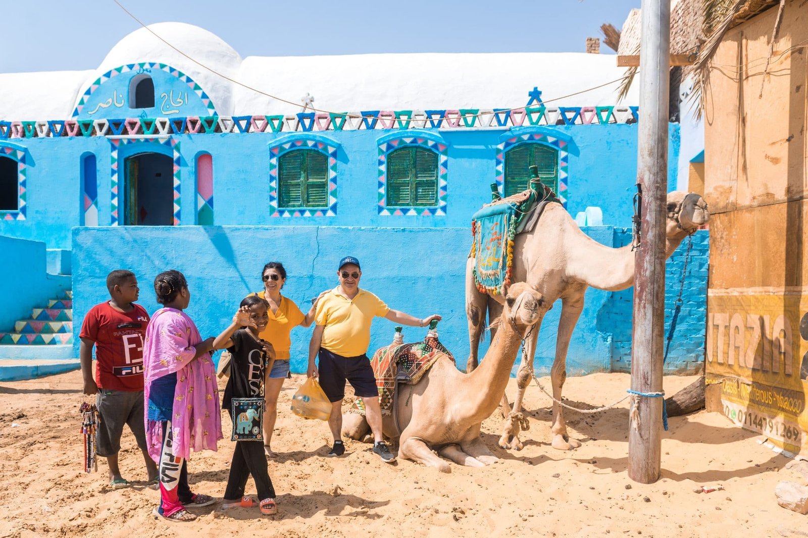 Aswan,,Egypt.,14th,October,,2021:,Senior,Couple,Is,Having,Fun